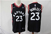 Raptors 23 Fred Vanvleet Black Nike Swingman Jersey,baseball caps,new era cap wholesale,wholesale hats